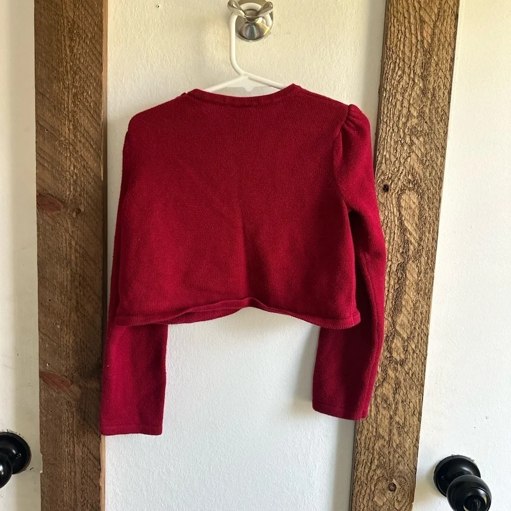 Gymboree red cardigan